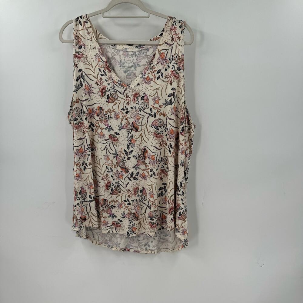 Maurices 24/7 floral tank top